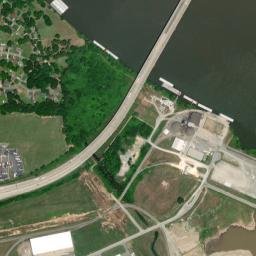 I-440 Little Rock Arkansas High Resolution Satellite Map