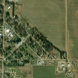 Aubrey Arkansas High Resolution Satellite Map