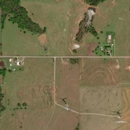 E1590 Road Marlow OK 73055 High Resolution Satellite Map
