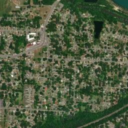 Geyer Springs Arkansas High Resolution Satellite Map