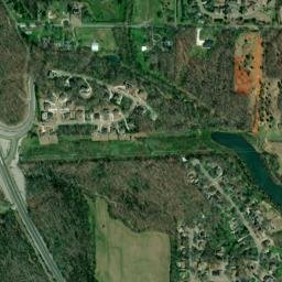 Ryland Acres Alabama High Resolution Satellite Map