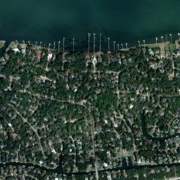 Pine Knoll Shores map(satellite map)