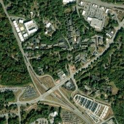 123-191 Gantt Street, Clemson, SC 29631 High Resolution Satellite Map