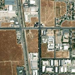 Sunrise California High Resolution Satellite Map