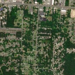 8910 Sunset Lane, Little Rock, AR 72209 High Resolution Satellite Map