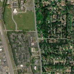 Bel Air Estates Alabama High Resolution Satellite Map