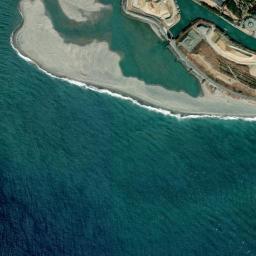 Satellite view of Honshu Tenryu River Mouth