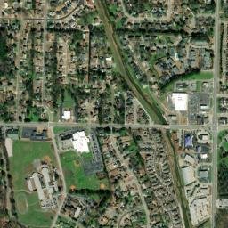 Willow Hills Estates Alabama High Resolution Satellite Map