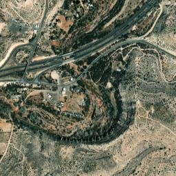 McGuireville Arizona High Resolution Satellite Map