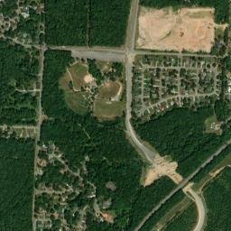 Raintree Acres Arkansas High Resolution Satellite Map