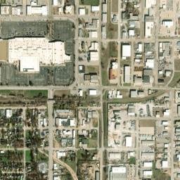 135-199 Southwest C Avenue, Central Mall, Lawton High Resolution Satellite Map