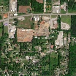 Moulton Heights Alabama High Resolution Satellite Map