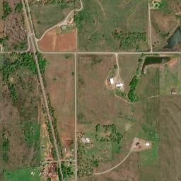 South Railroad Street, Marlow, OK 73055 High Resolution Satellite Map