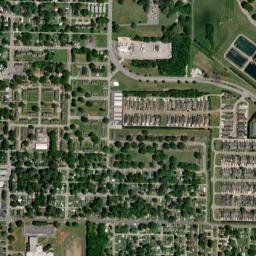 Albany Alabama High Resolution Satellite Map