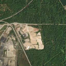 Bauxite Junction Arkansas High Resolution Satellite Map
