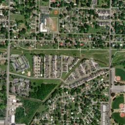 Russell Village Alabama High Resolution Satellite Map