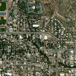 Miller Valley Arizona High Resolution Satellite Map