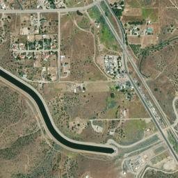 Alpine California High Resolution Satellite Map