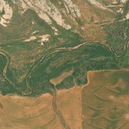 Hall County map(satellite map)