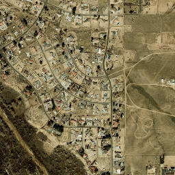 Desert Knolls California High Resolution Satellite Map