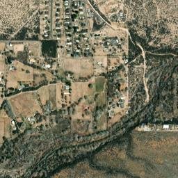 Clear Creek Arizona High Resolution Satellite Map
