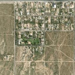 Pearblossom California High Resolution Satellite Map