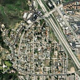 Castaic map(satellite map)