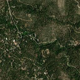 Groom Creek Arizona High Resolution Satellite Map