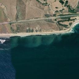 San Augustine California High Resolution Satellite Map