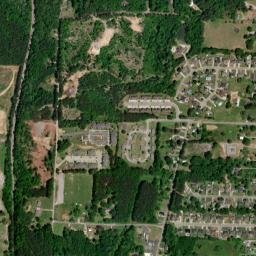 Georgia Alabama High Resolution Satellite Map