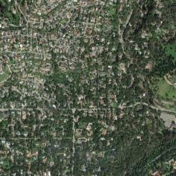 Mission Canyon map(satellite map)