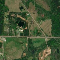 Turney Crossroads Alabama High Resolution Satellite Map