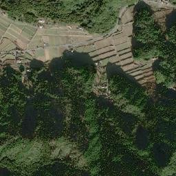 Hagi Shi map(satellite map)