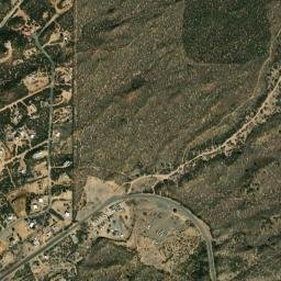 Wilhoit Arizona High Resolution Satellite Map