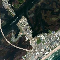 Surf City map(satellite map)