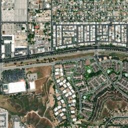 Honby California High Resolution Satellite Map