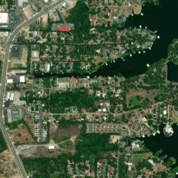 Lake Hamilton map(satellite map)