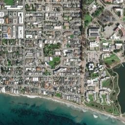 Isla Vista California High Resolution Satellite Map