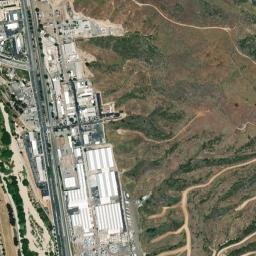 Saugus California High Resolution Satellite Map