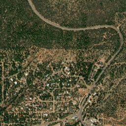 8094-8324 Fossil Creek Road, Tonto National Forest, Strawberr High Resolution Satellite Map
