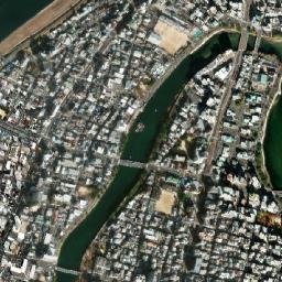 Hiroshima map(satellite map)