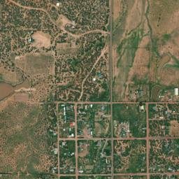 Clay Springs Arizona High Resolution Satellite Map