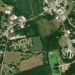 Carnesville map(satellite map)