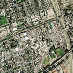Santa Paula California High Resolution Satellite Map