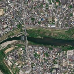 Gojō-shi map(satellite map)