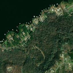Guntersville Shores Alabama High Resolution Satellite Map
