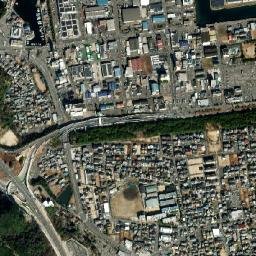Sakaidechō map(satellite map)