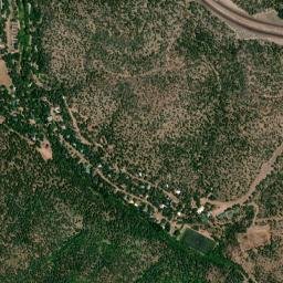 Kohls Ranch Arizona High Resolution Satellite Map