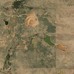 Cotton County map(satellite map)