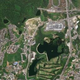 Iwade Shi map(satellite map)